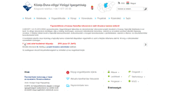 Desktop Screenshot of kdvvizig.hu